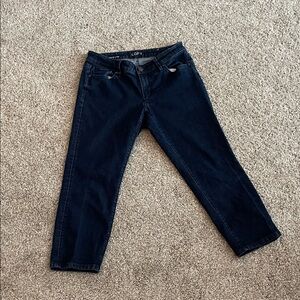 LOFT Women's Deep Indigo Ankle Jeans